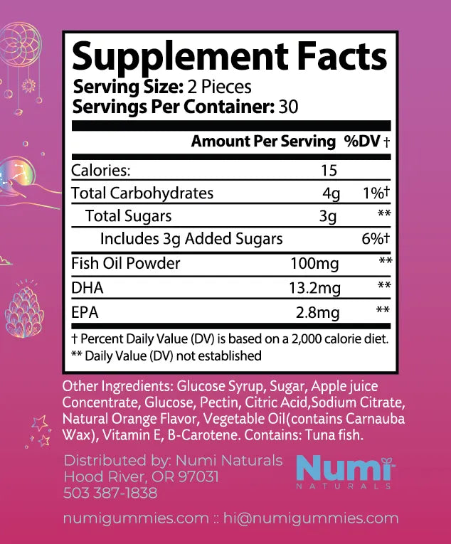 Numi Vital Magic Omega-3 Gummies